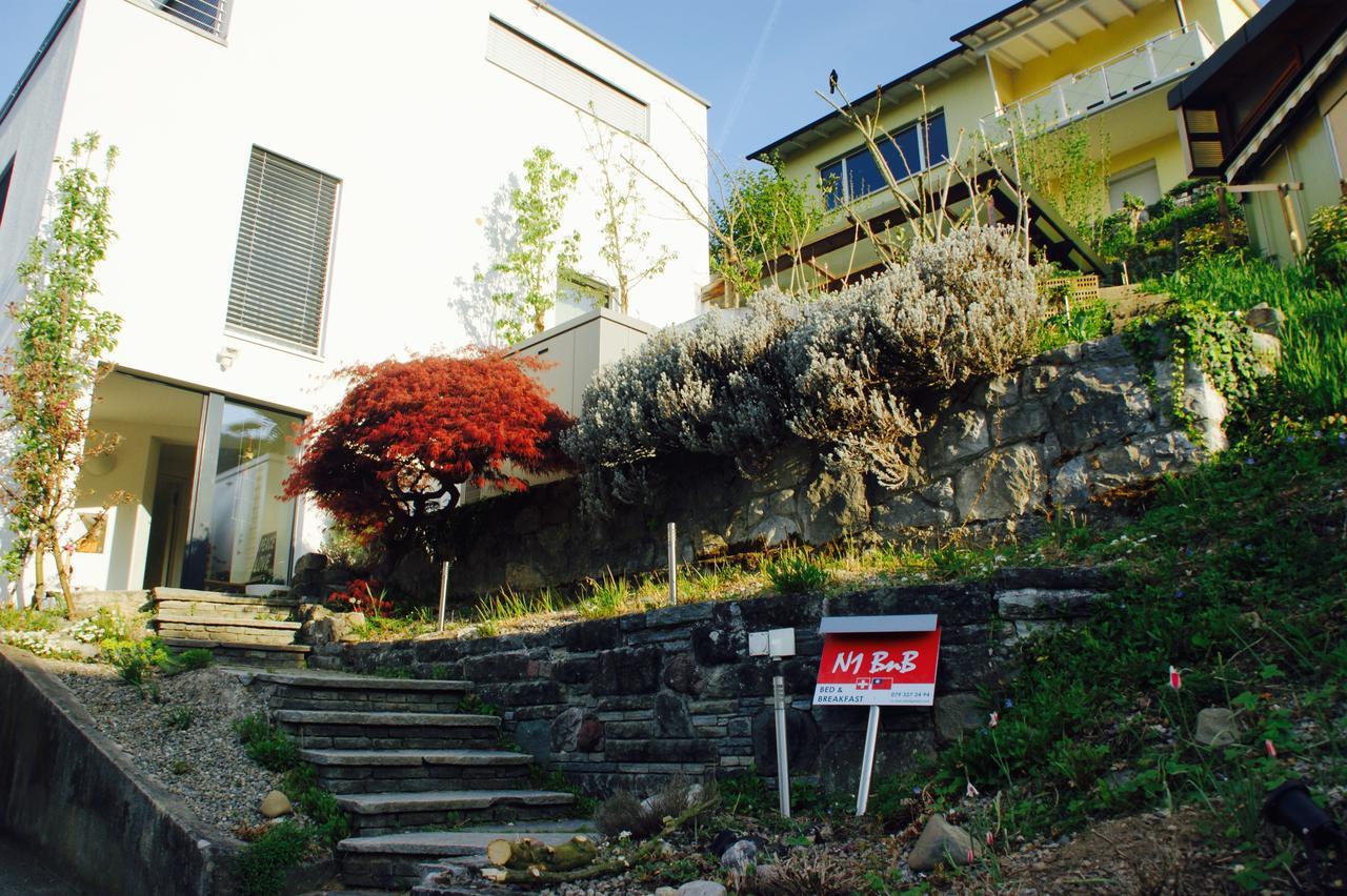 N1 Bed&Breakfast Baden Hertenstein Exterior foto